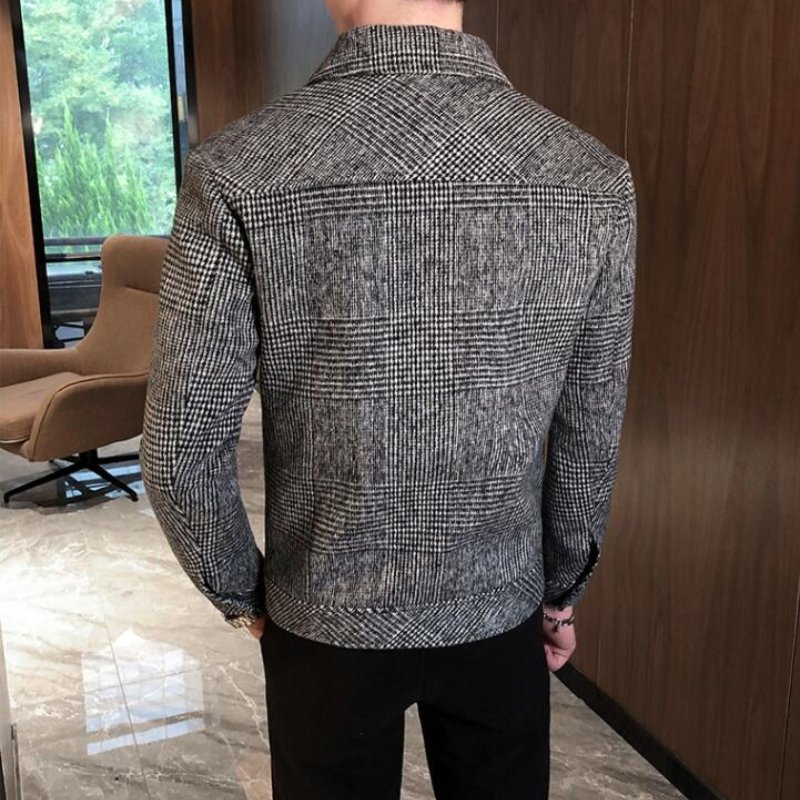 2022-New-Men-s-Brand-Clothing-Blazer-Slim-Slim-Fashion-High-Quality-Plaid-Casual-Jacket-Men-5