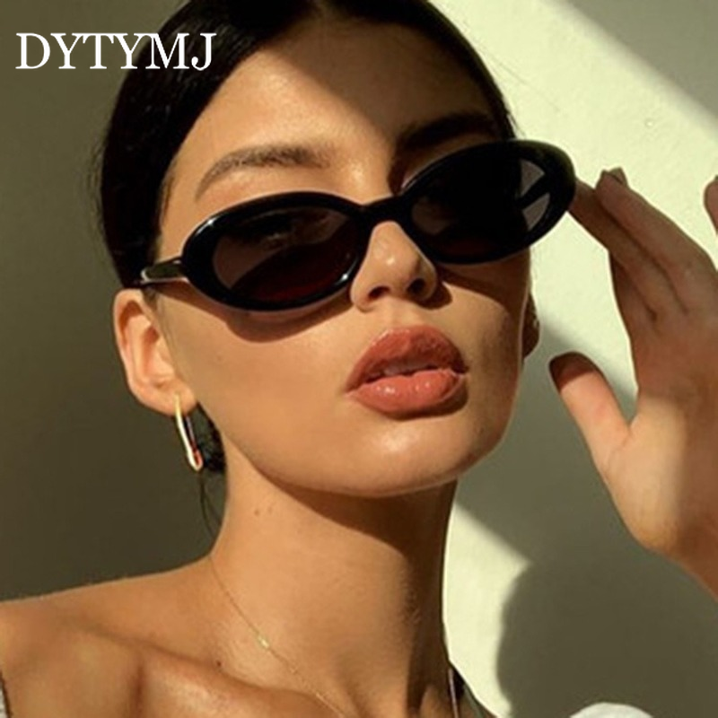 DYTYMJ Vintage Round Sunglasses Women Luxury Brand Designer Sunglasses Women  High Quality Oval Glasses Gafas De Sol Hombre